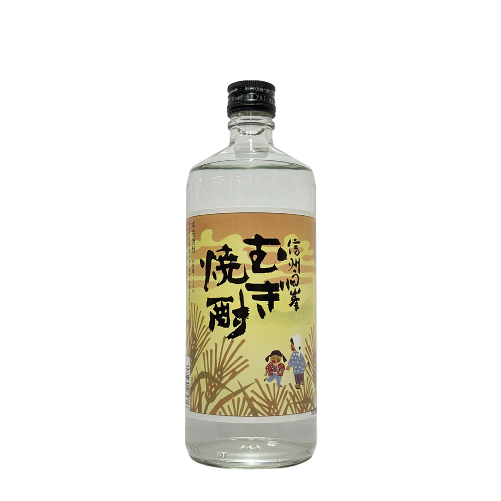 25％　信州白峯　むぎ焼酎　720ml